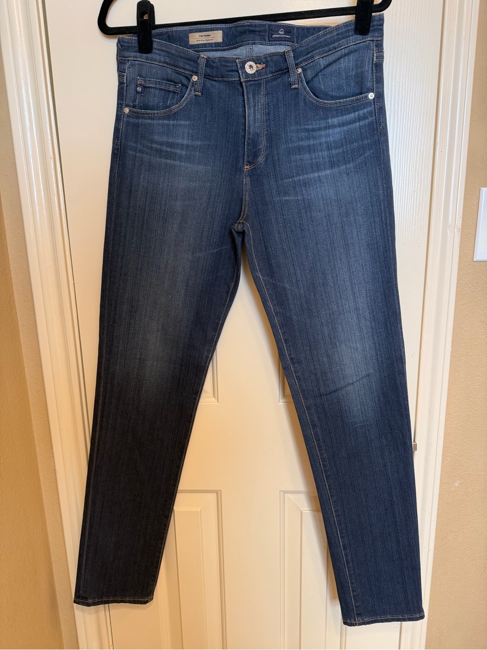 AG Adriano Goldschmied “The Prima” Skinny Jeans - Dark Blue